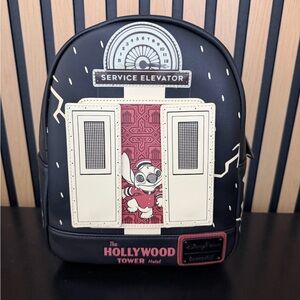 Disney Loungefly Hollywood Studios Stitch Elevator Backpack